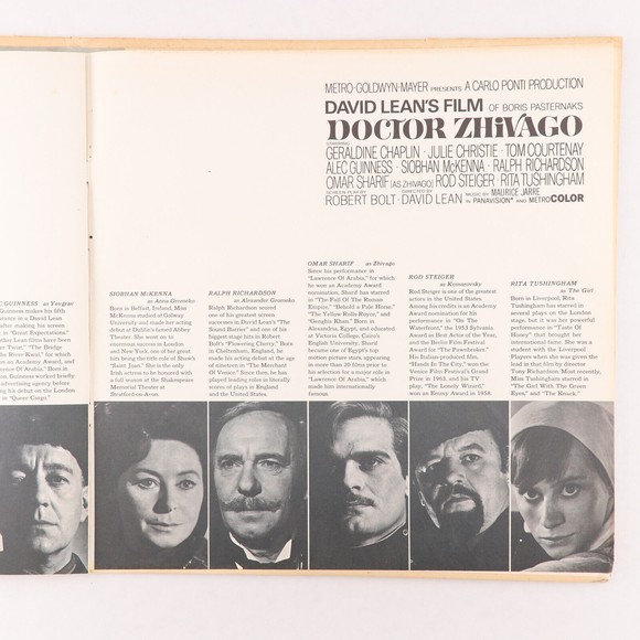 Dr Zhivago The Original Soundtrack Album MGM Vinyl LP 12" Vinyl LP WAE-90620 - Picture 5 of 12